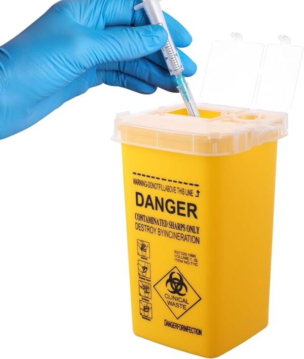 Syringe Sharps Bin - Image 2
